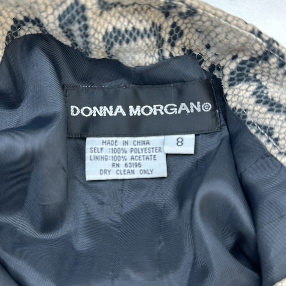 Donna Morgan Snakeskin Straight Leg Pants - Picture 8 of 8